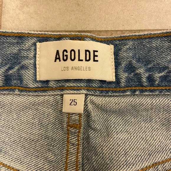 AGOLDE Jamie High Rise Classic in Spectator Blue Size 25 - Picture 9 of 9